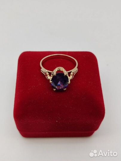 Е.Ц. Кольцо с камнем, золото 583, id 56277