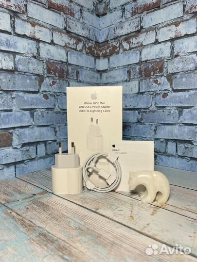 Комплект Блок 20w + провод lidhtning/type-c