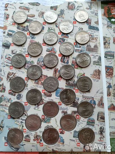 Квотеры США. Национальные парки соединённых штатов