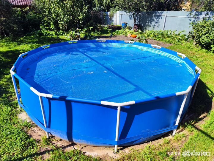 Каркасный бассейн бу 366*76