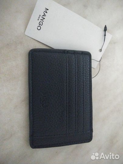 Mango кардхолдер малый кошелек портмоне синий