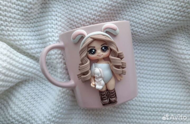 Кукла лол из полимерной глины