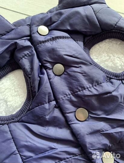 Жилет на меху для собак новый