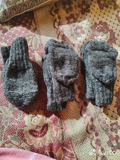 Носки из овечьей шерсти натуральные