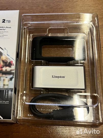 Внешний ssd kingston xs2000 на 2tb