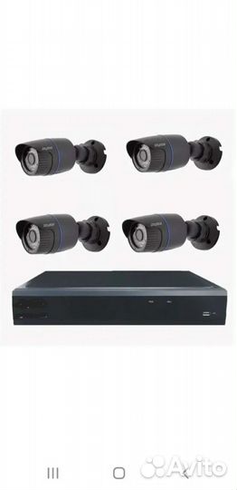 Комплект дахуа 4 шт камера