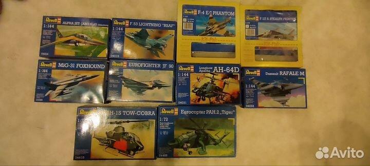 Сборная модель самолетов и вертолетов от Ревел