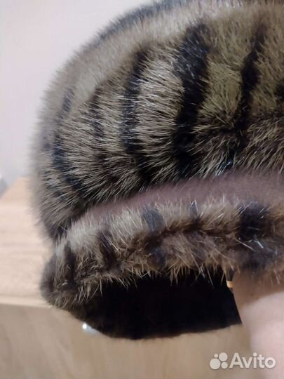 Берет женский норковый