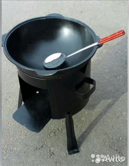 Казаны чугунные с крышкой