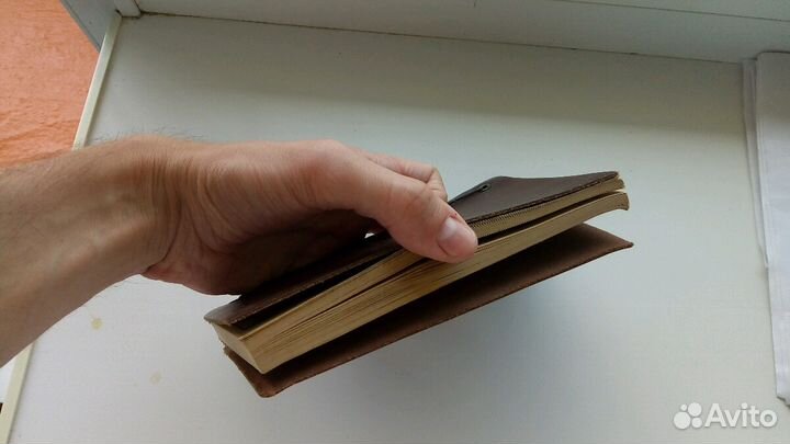 Китайский блокнот в кожаной обложке