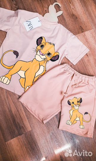 Футболка и шорты на мальчика Король Лев