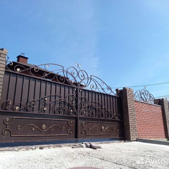Кованые ворота и калитки