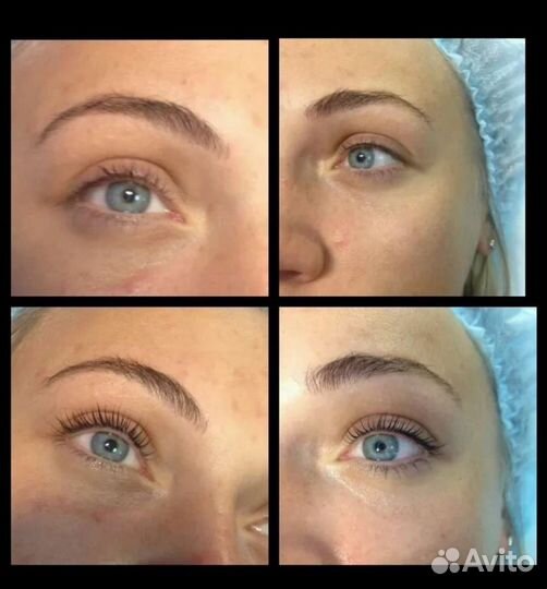 Ламинирование и ботокс ресниц, бровей