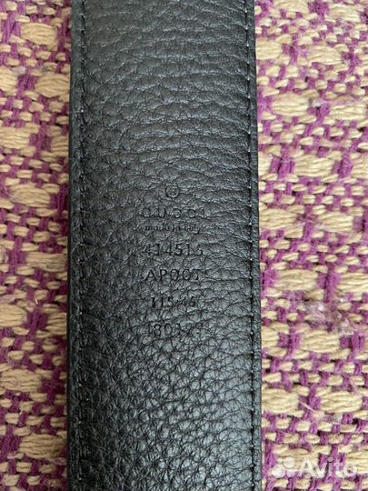 Ремень Gucci GG мужской оригинал едет обрантно