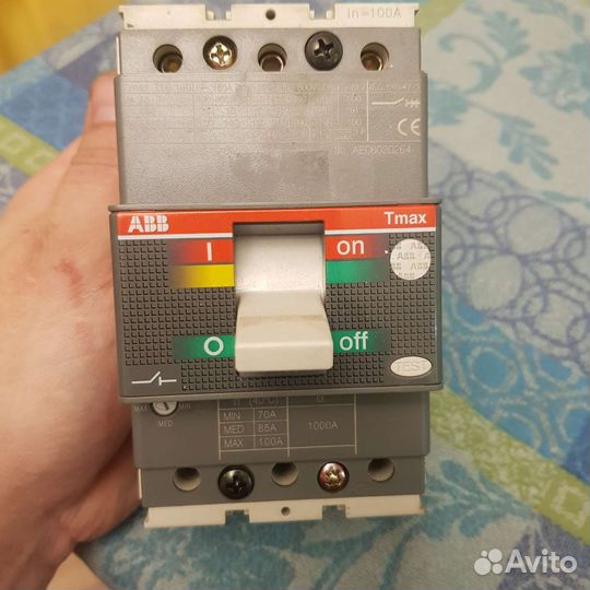 Автоматический выключатель 100а