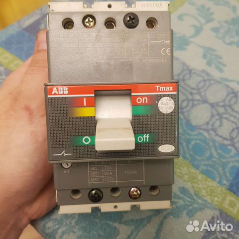 Автоматический выключатель 100а