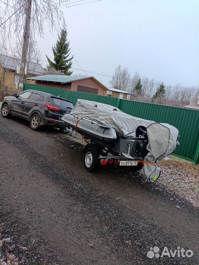 Лодка алюминиевая