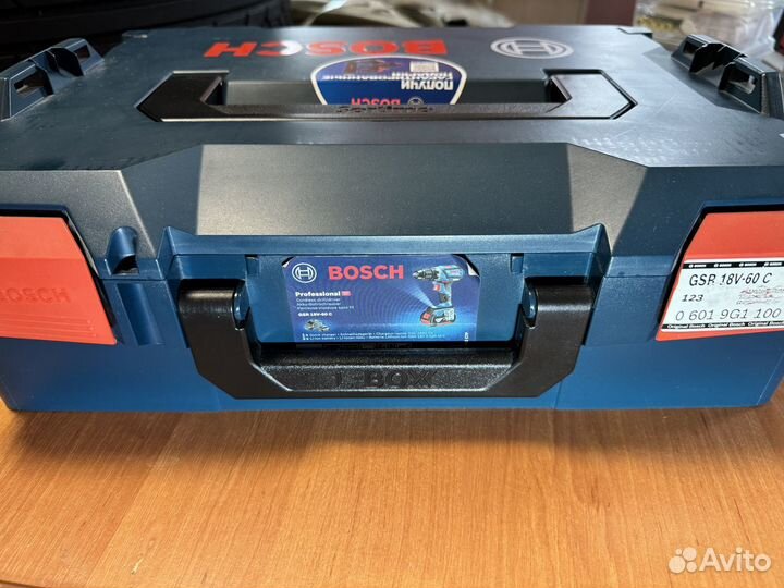 Шуруповерт Bosch GSR 18V-60 C