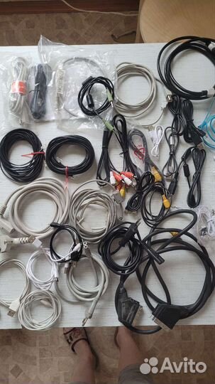 Кабель для пк, телефонов, usb Цена за всё