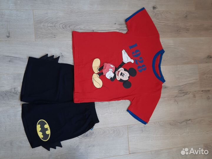 Костюм шорты и футболка