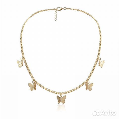 Цепочка с бабочками