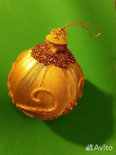 Шар на елку 8 см диаметр импортный