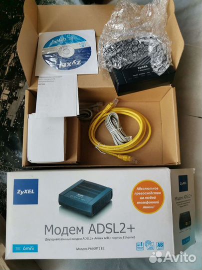 Модем zyxel adsl2+