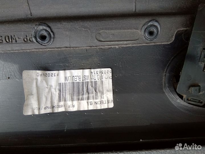 Обивка задней левой двери Peugeot 206