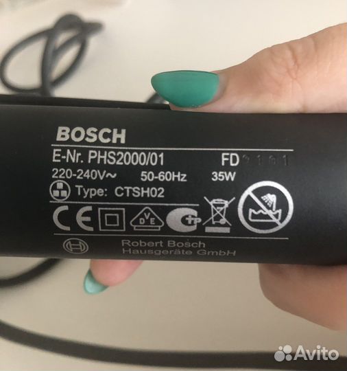 Выпрямитель для волос bosch бу