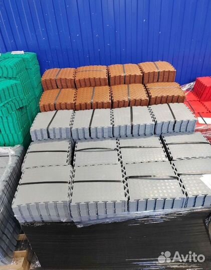 Модульная пвх плитка для склада