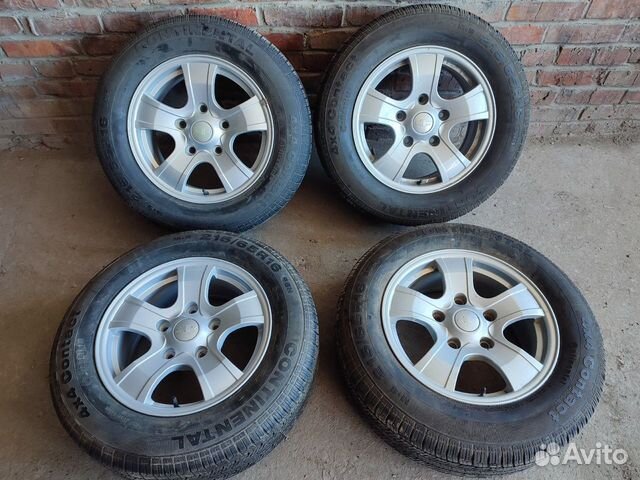 Колеса на ниву R16 5х139.7 Continental 4x4 Contact