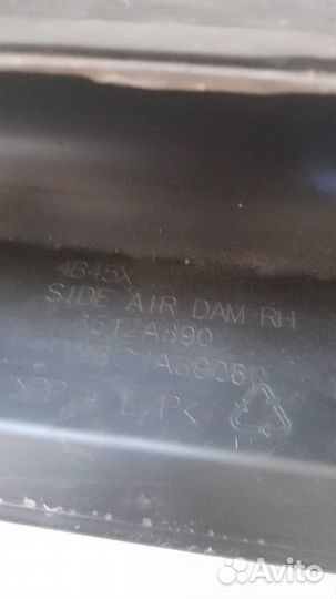 Порог правый Mitsubishi Outlander 3 С 2014 Года