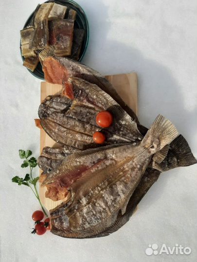 Отборная крупная вяленая камбала из мурманска