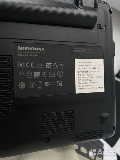 Нетбук lenovo ideapad s110