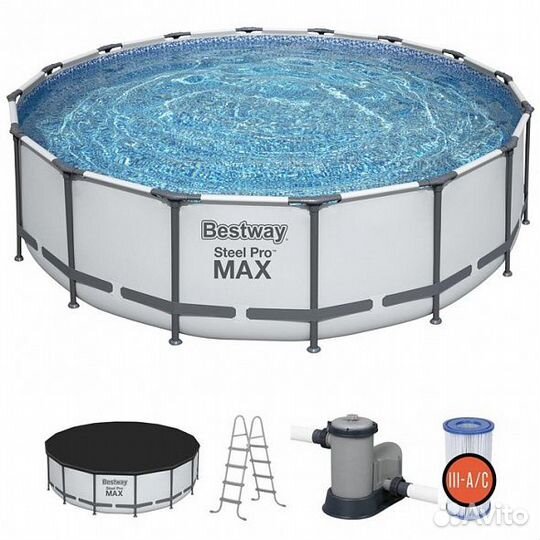 Каркасный бассейн BestWay 488х122 см 5612Z