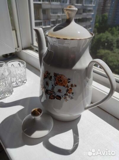 Сервиз чайный, хрусталь