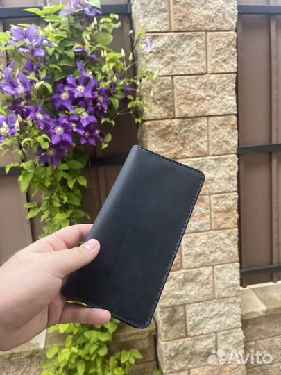 Портмане мужской кожаный ручной работы