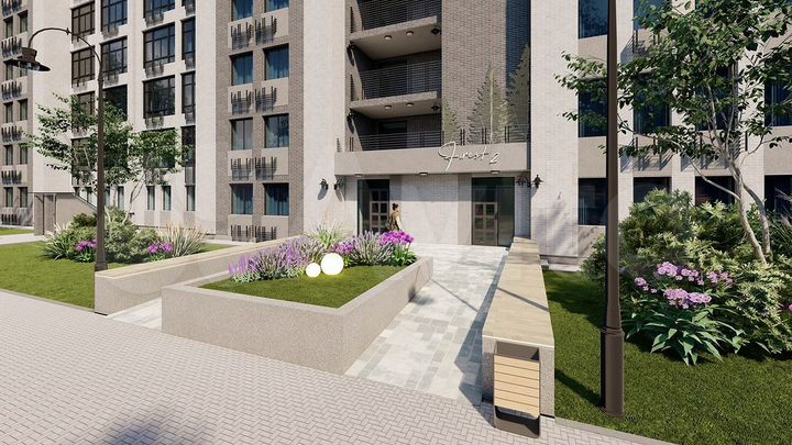 2-к. квартира, 66,6 м², 1/10 эт.