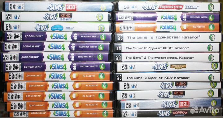 Компьютерные игры DVD-BOX лицензионные, sims