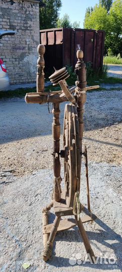 Прялка деревянная старинная