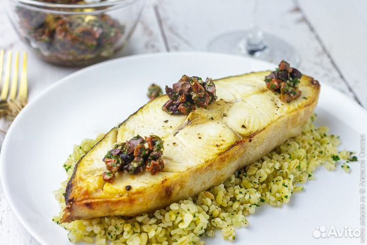 Стейки палтуса