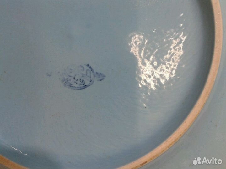 Большое рельефное блюдо СССР