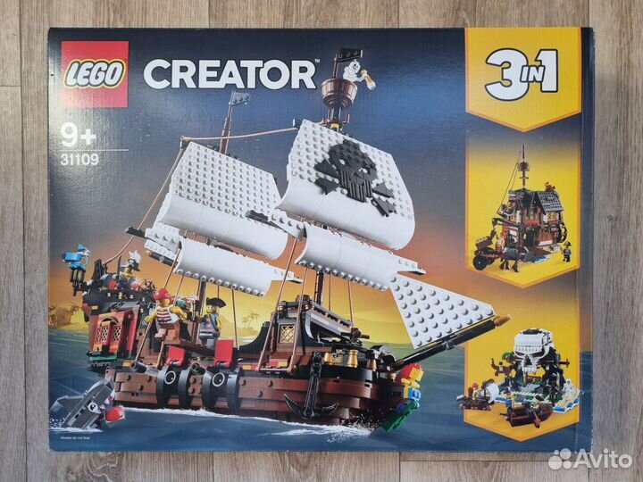 Lego Creator 31109 Пиратский корабль 3 в 1