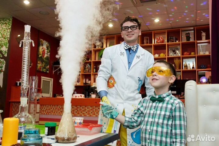 Аниматоры, химическое шоу, серебряное шоу