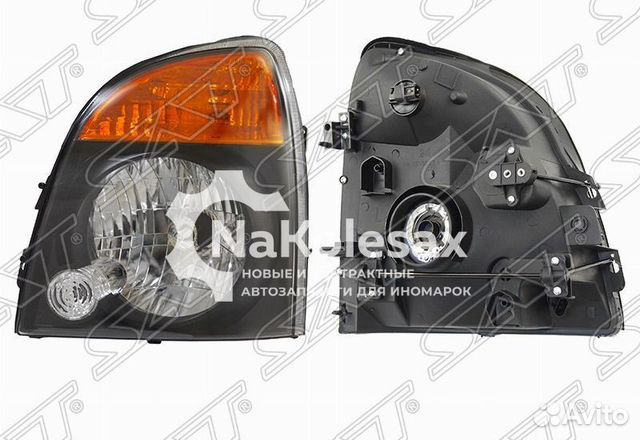 Фара hyundai porter/H100 11- LH черная