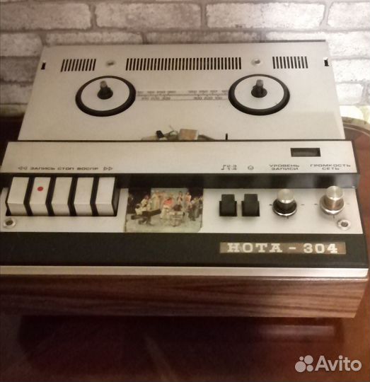 Катушечный магнитофон нота 304 СССР