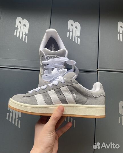 Кеды Adidas campus 00-s grey оригинал