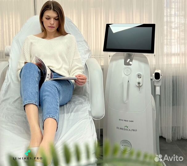 Диодный лазер для эпиляции люминес Эво’Про 2400W