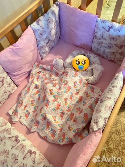 Бортики в детскую кроватку бу