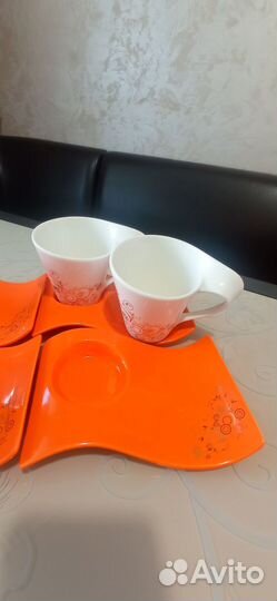 Чайный сервиз новый на 6 персон